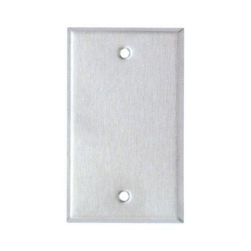 MORRIS Stainless Steel Oversize 1-Gang Blank Wall Plate (83710)