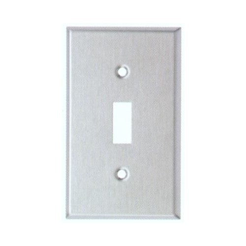 MORRIS Stainless Steel 1-Gang Toggle Switch Wall Plate Metal (83811)