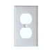 MORRIS Stainless Steel Mid-Size 1-Gang Duplex Receptacle Wall Plate (83873)