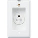MORRIS 1-Gang Recessed Receptacle With Wall Plate (84005)