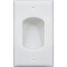 MORRIS 1-Gang Recessed Low Voltage Cable Plate (84009)