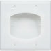 MORRIS 2-Gang Recessed Low Voltage Cable Plate (84010)
