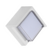 Sunlite LED Square Modern Outdoor Wall Sconce With Canopy 12W 120V 850Lm 90 CRI CCT Selectable 3000K/4000K/5000K White (85114-SU)