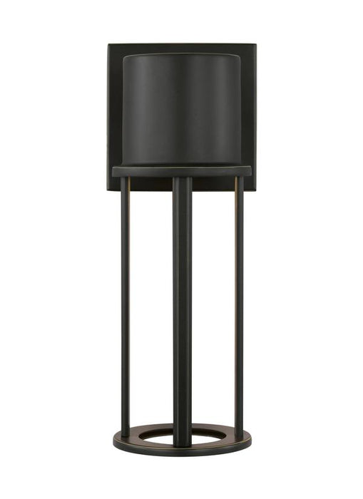 Generation Lighting Union Small LED Outdoor Wall Lantern Antique Bronze Black/White Cord (8545893S-71)