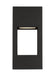 Generation Lighting Testa Small LED Outdoor Wall Lantern Black Black/White Cord (8557793S-12)