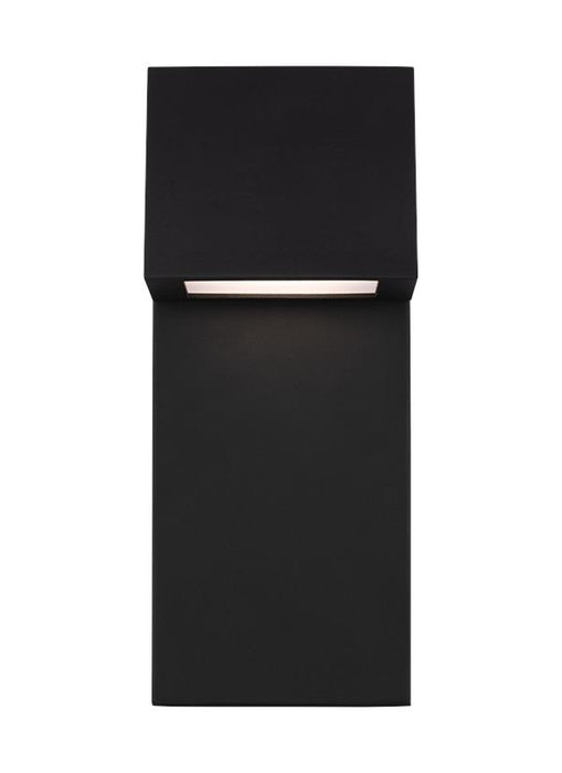 Generation Lighting Rocha Small LED Outdoor Wall Lantern Black Black/White Cord (8563393S-12)