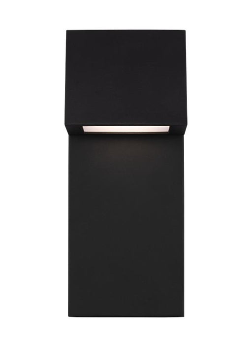Generation Lighting Rocha Small LED Outdoor Wall Lantern Black Black/White Cord (8563393S-12)
