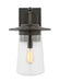 Generation Lighting Tybee Large One Light Outdoor Wall Lantern Antique Bronze Black/White Cord (8708901-71)