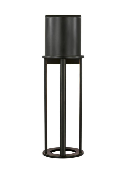 Generation Lighting Union Large LED Outdoor Wall Lantern Antique Bronze Black/White Cord (8745893S-71)