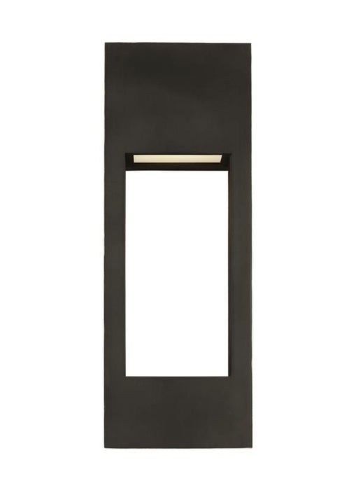 Generation Lighting Testa Large LED Outdoor Wall Lantern Antique Bronze Black/White Cord (8757793S-71)