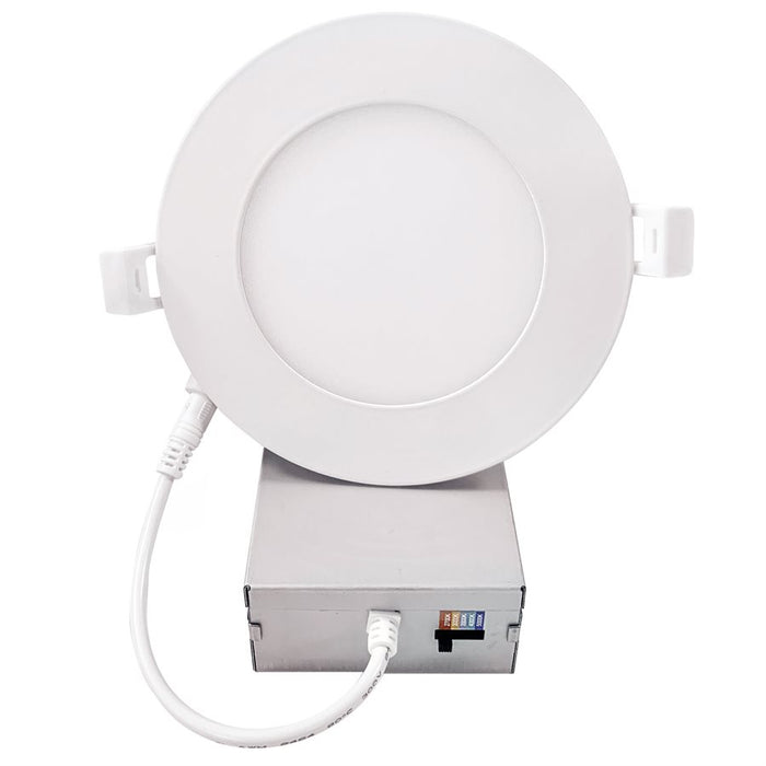 Sunlite SF/SDH/RD/3/8/95S/120/WH 3 Inch High Output Slim LED Downlight 8W 500Lm CCT Selectable 2700K/3000K/3500K/4000K/5000K 120V 90 CRI Dimmable White (87824-SU)