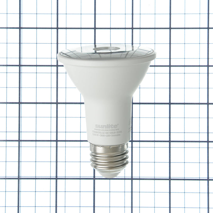 Sunlite PAR20/LED/8W/CRI90/30K 8W LED PAR20 Bulb 500Lm Warm White 3000K Medium E26 Base (87931-SU)