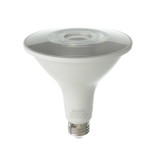 Sunlite PAR38/LED/15W/CRI90/50K 15W LED PAR38 Bulb 1200Lm Super White 5000K Medium E26 Base (87937-SU)