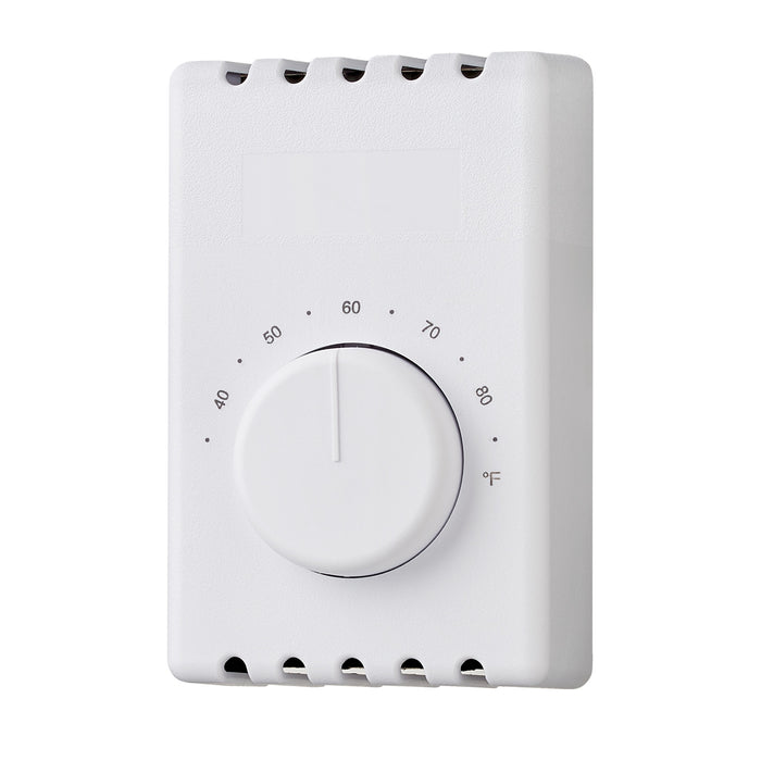 Broan-NuTone Line Voltage Wall Thermostat White (87W)