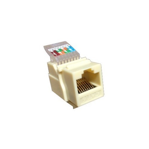 MORRIS CAT 6 Keystone Jack Toolless Ivory (88012)