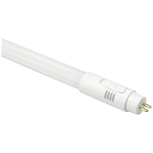Sunlite T5/LED/IS/4'/24W/4SCT 4 Foot 24W LED T5 Tube G5 Base Type A 3500Lm CCT Selectable 3500K/4000K/5000K/6500K 120-277V 83 CRI Shatterproof Glass (88013-SU)