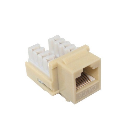 MORRIS CAT 6 110 Ivory Jack (88420)