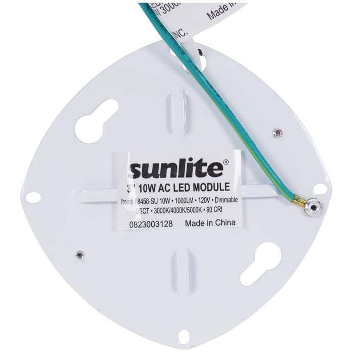 Sunlite MODULE/LED/3''/10W/3SCT/AC Dimmable LED Light Module 10W 90 CRI CCT Selectable 3000K/4000K/5000K (88458-SU)