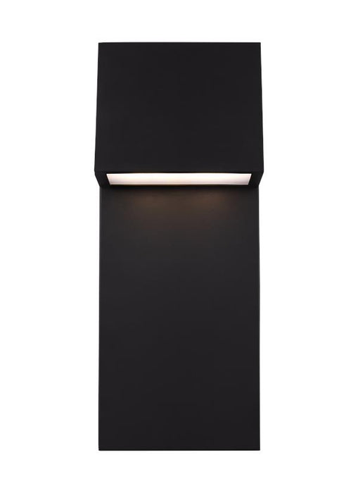 Generation Lighting Rocha Extra Large LED Outdoor Wall Lantern Black Black/White Cord (8863393S-12)