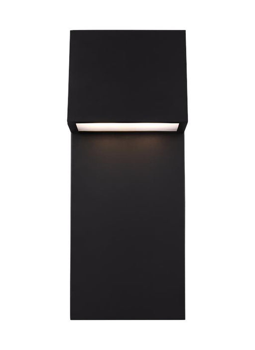 Generation Lighting Rocha Extra Large LED Outdoor Wall Lantern Black Black/White Cord (8863393S-12)