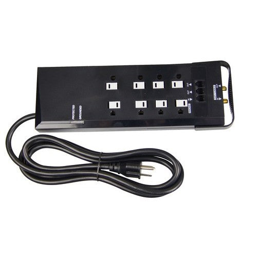 MORRIS 8 Outlet Surge Protector Phone/Fax/CATV (89091)