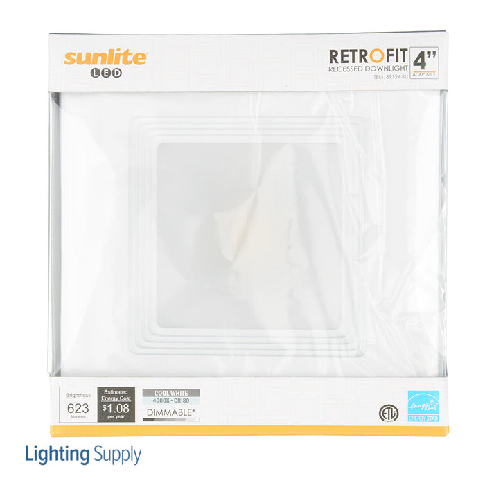 Sunlite LFX/RDL/4S/9W/DIM/40K 4000K 120V 9W 630Lm Dimmable (89124-SU)