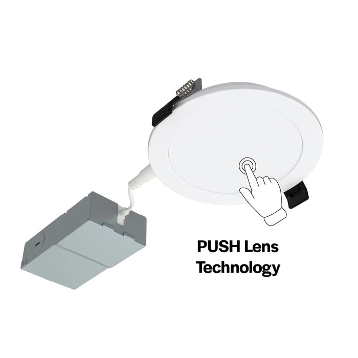 LED Slim Downlight with Push Lens for CCT Selectable
