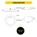 Halco LED Slim Downlight with Push Lens for CCT Selectable
