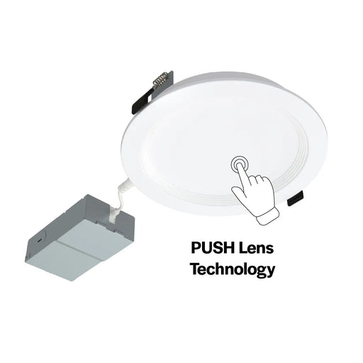 Halco LED Slim Downlight with Push Lens for CCT Selectable