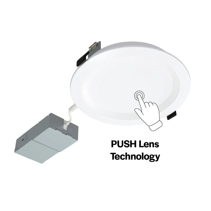 Halco LED Slim Downlight with Push Lens for CCT Selectable