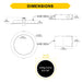 LED Slim Downlight with Push Lens for CCT Selectable