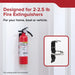 Kidde 896698RD Mounting Bracket For [2] 2.5 Pound Fire Extinguishers Fits Kidde Models 5-B:C / 10-B:C / 1-A:10-B:C (21032793)