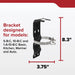 Kidde 896698RD Mounting Bracket For [2] 2.5 Pound Fire Extinguishers Fits Kidde Models 5-B:C / 10-B:C / 1-A:10-B:C (21032793)