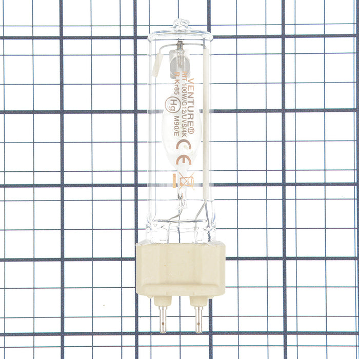 Venture HIT 100W/G12/UVS/4K 100W T7 Metal Halide Lamp BI-PIN G12 Base (89887)