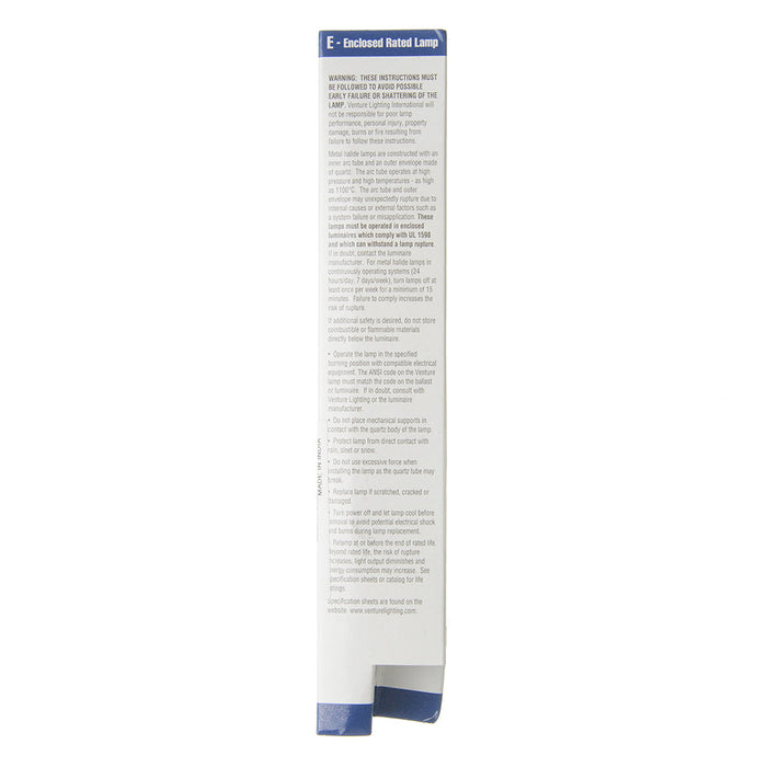 Venture HIT 100W/G12/UVS/4K 100W T7 Metal Halide Lamp BI-PIN G12 Base (89887)