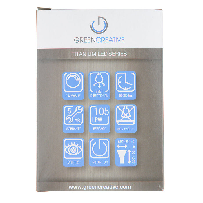 Green Creative 9.5PLV/830/DIR/RC PLV G24Q 9.5W PL Edge Series Direct Ballast Compatible 3000K (28375)