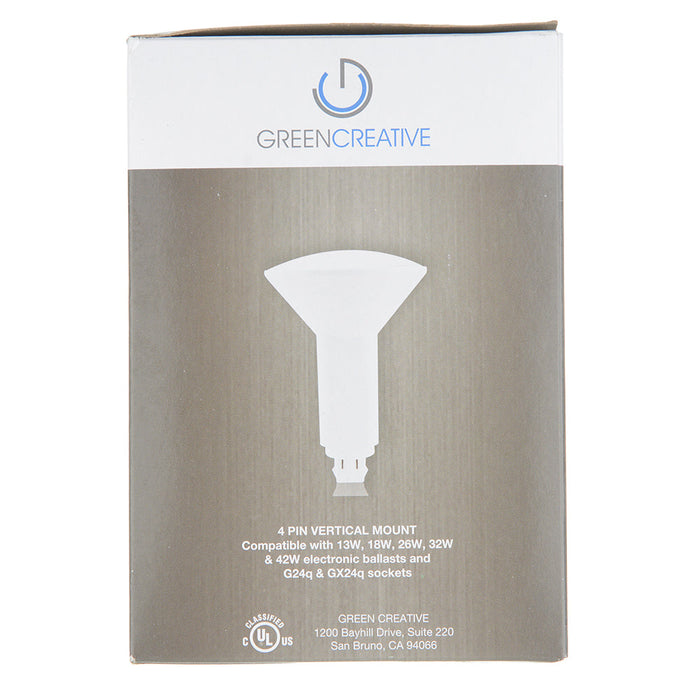 Green Creative 9.5PLV/830/DIR/RC PLV G24Q 9.5W PL Edge Series Direct Ballast Compatible 3000K (28375)