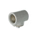 SATCO/NUVO Twin Porcelain Socket With Flange Bushing Cap 1/8 IPS Cap CSSNP Screw Shell Glazed 660W 250V 100/10 Master (90-1109)