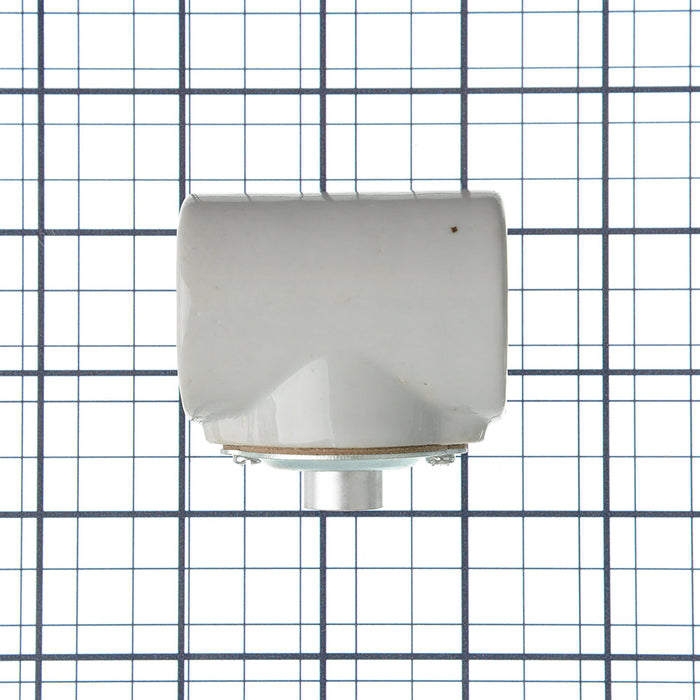 SATCO/NUVO Twin Porcelain Socket With Flange Bushing Cap 1/8 IPS Cap CSSNP Screw Shell Glazed 660W 250V 100/10 Master (90-1109)