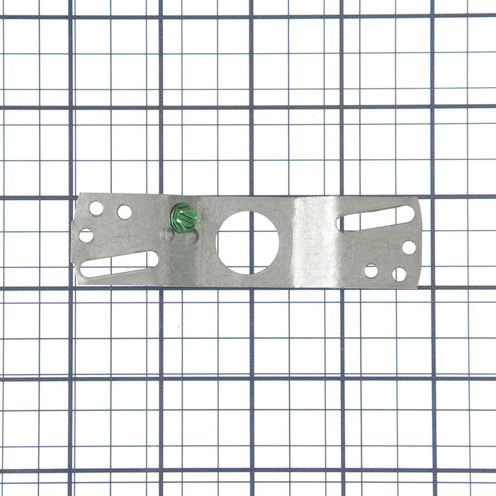 SATCO/NUVO Offset Crossbar 1 Inch X 4 Inch Screw Holes 2-3/4 Inch 3-3/8 Inch And 3-1/2 Inch Center To Center Hole Slips 3/8 IP With Ground Screw (90-112)
