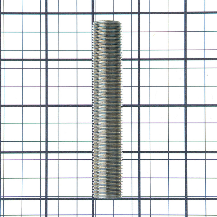 SATCO/NUVO 3/8 IP Steel Nipple Zinc Plated 3-3/4 Inch Length 5/8 Inch Wide (90-1173)