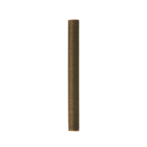 SATCO/NUVO 1/8 IP Solid Brass Nipple Unfinished 3-1/2 Inch Length 3/8 Inch Wide (90-1194)