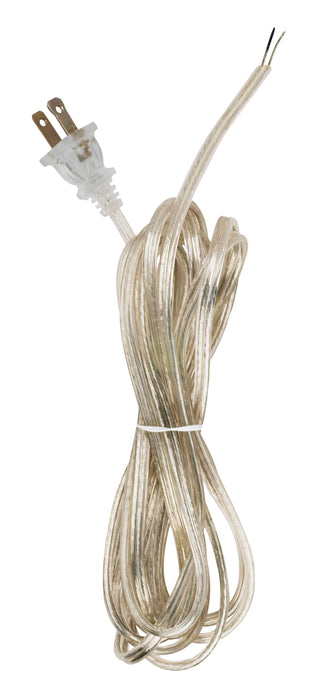 SATCO/NUVO 18/2 SPT-2-105C All Cord Sets-Molded Plug-Tinned Tips 3/4 Inch Strip With 2 Inch Slit 36 Inch Hank-72 Inch Hank-150 Carton 12 Foot (90-1417)