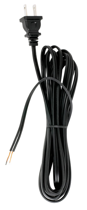 SATCO/NUVO 18/2 SPT-1-105C All Cord Sets-Molded Plug-Tinned Tips 3/4 Inch Strip With 2 Inch Slit 15 Foot (90-1530)