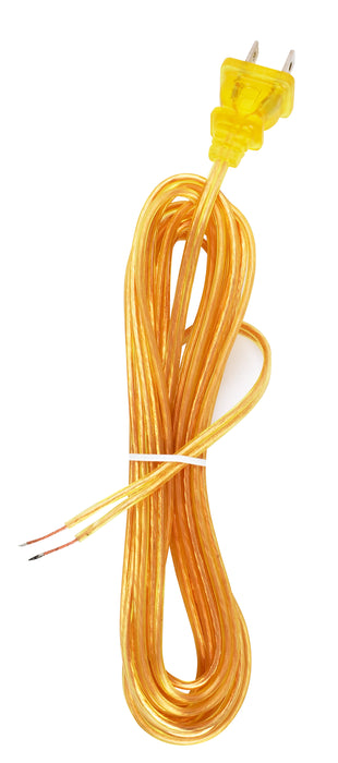 SATCO/NUVO 18/2 SPT-1-105C All Cord Sets-Molded Plug-Tinned Tips 3/4 Inch Strip With 2 Inch Slit 15 Foot (90-1531)