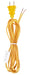 SATCO/NUVO 8 Foot Cord Sets With Line Switches Molded Plug Tinned Tips 3/4 Inch Strip 2 Inch Slit Switch 24 Inch From Free End 36 Inch Hank  (90-1584)
