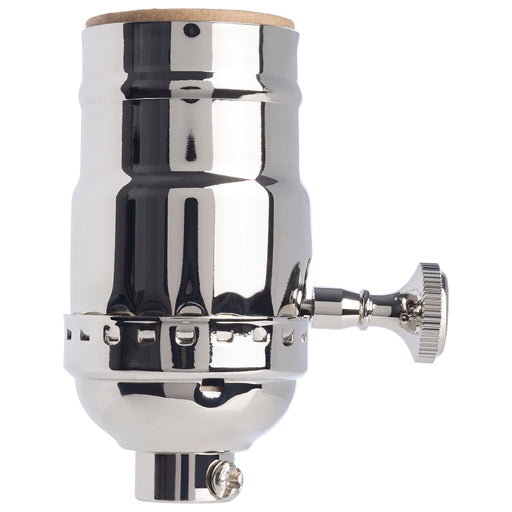 SATCO/NUVO On-Off Turn Knob Socket With Removable Knob (90-1670)