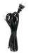 SATCO/NUVO 12 Foot 18/2 SPT-1 105C Cord Set Black Finish 72 Inch Hank 150 Carton Molded Polarized Plug Tinned Tips 3/4 Inch Strip With 2 Inch Slit (90-2034)