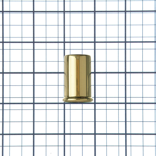 SATCO/NUVO Solid Brass Spacer 7/16 Inch Hole 1-1/2 Inch Height 7/8 Inch Diameter 1 Inch Base Diameter Polished And Lacquered (90-2225)