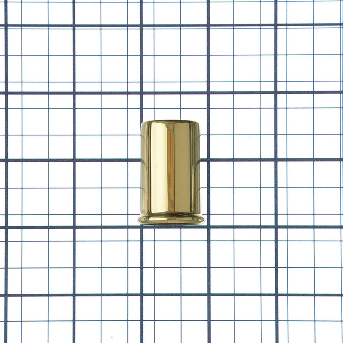 SATCO/NUVO Solid Brass Spacer 7/16 Inch Hole 1-1/2 Inch Height 7/8 Inch Diameter 1 Inch Base Diameter Polished And Lacquered (90-2225)